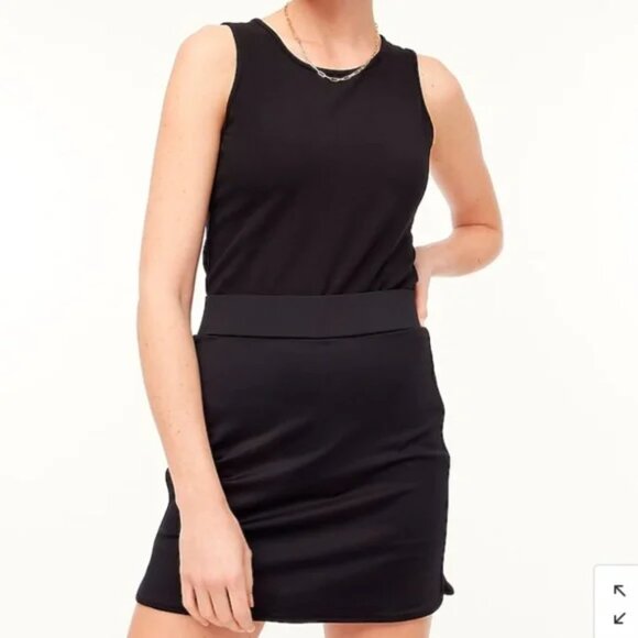 NWT! J. Crew Active Skort, black, size S - Picture 1 of 8